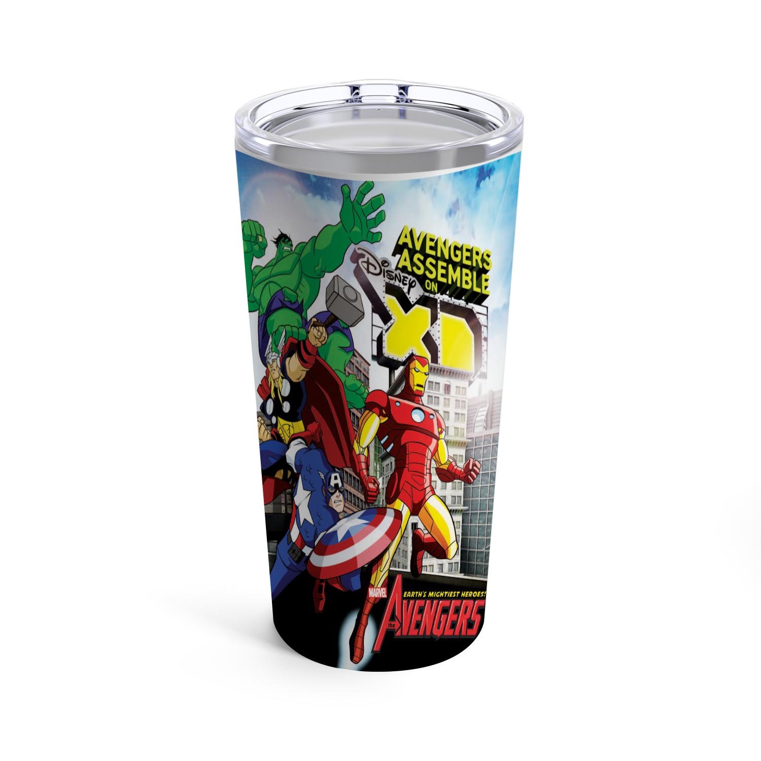 Zavstyle The Avengers Earths Mightiest Heroes Tumbler Stainless Steel 20oz