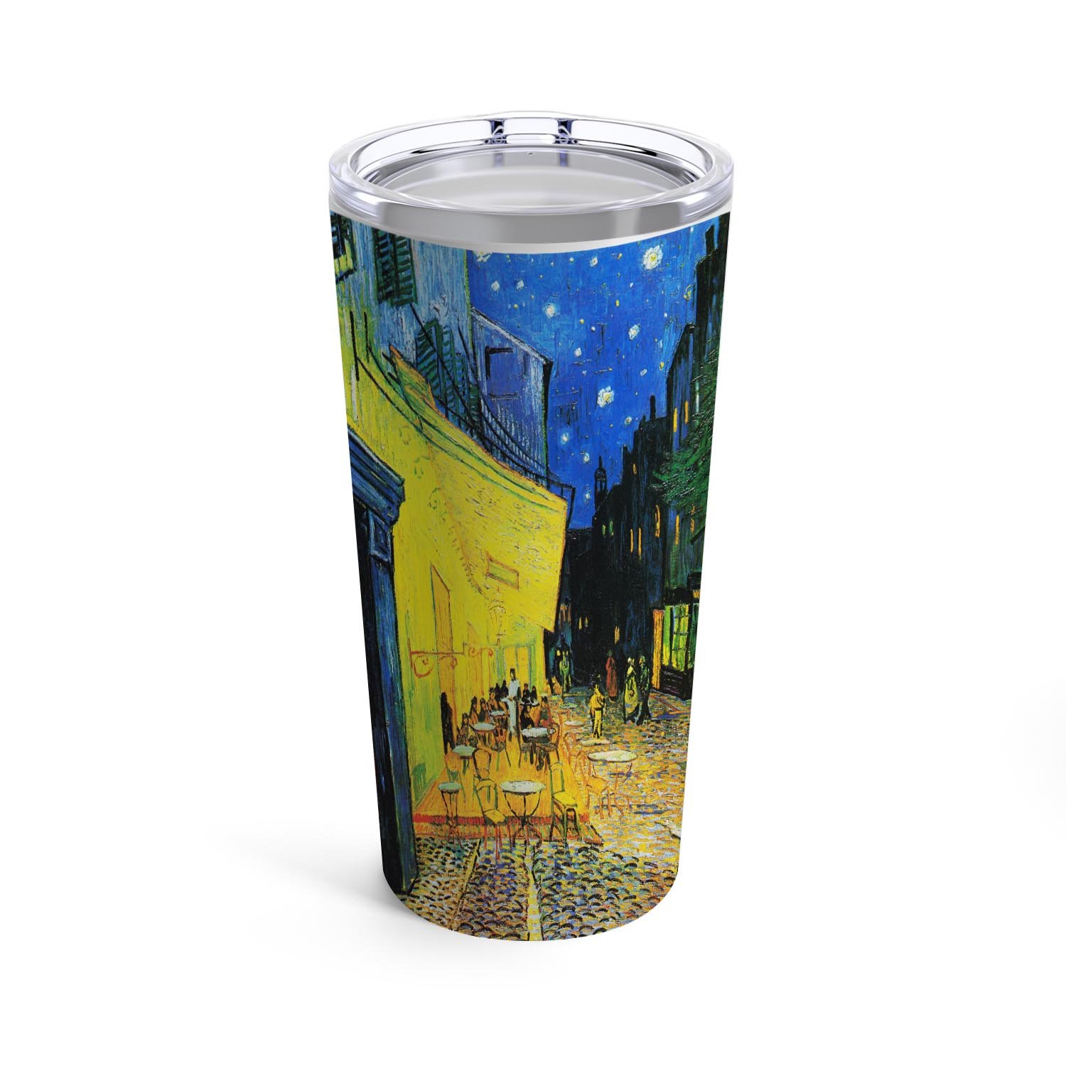 Zavstyle The Cafe Terrace on The Night Van Goghs Tumbler Stainless Steel 20oz