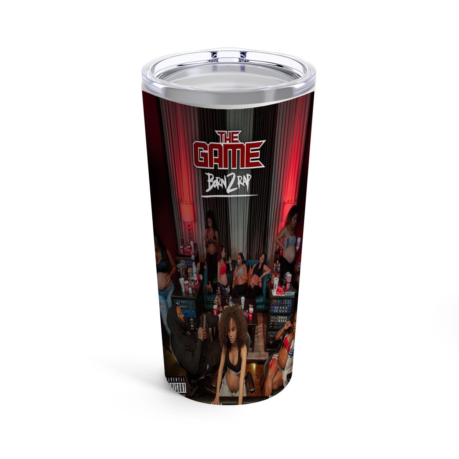 Zavstyle The Game Born 2 Rap Tumbler Stainless Steel 20oz