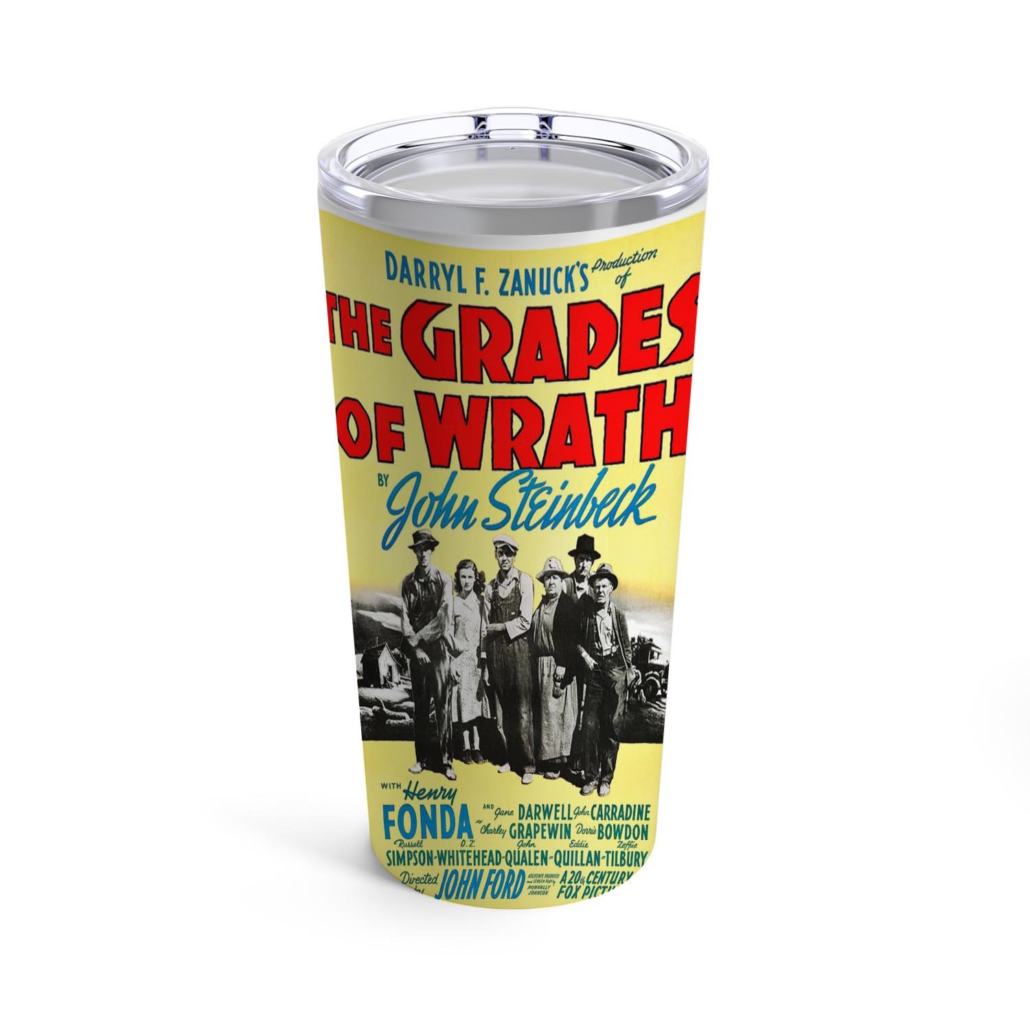 Zavstyle The Grapes of Wrath Tumbler Stainless Steel 20oz