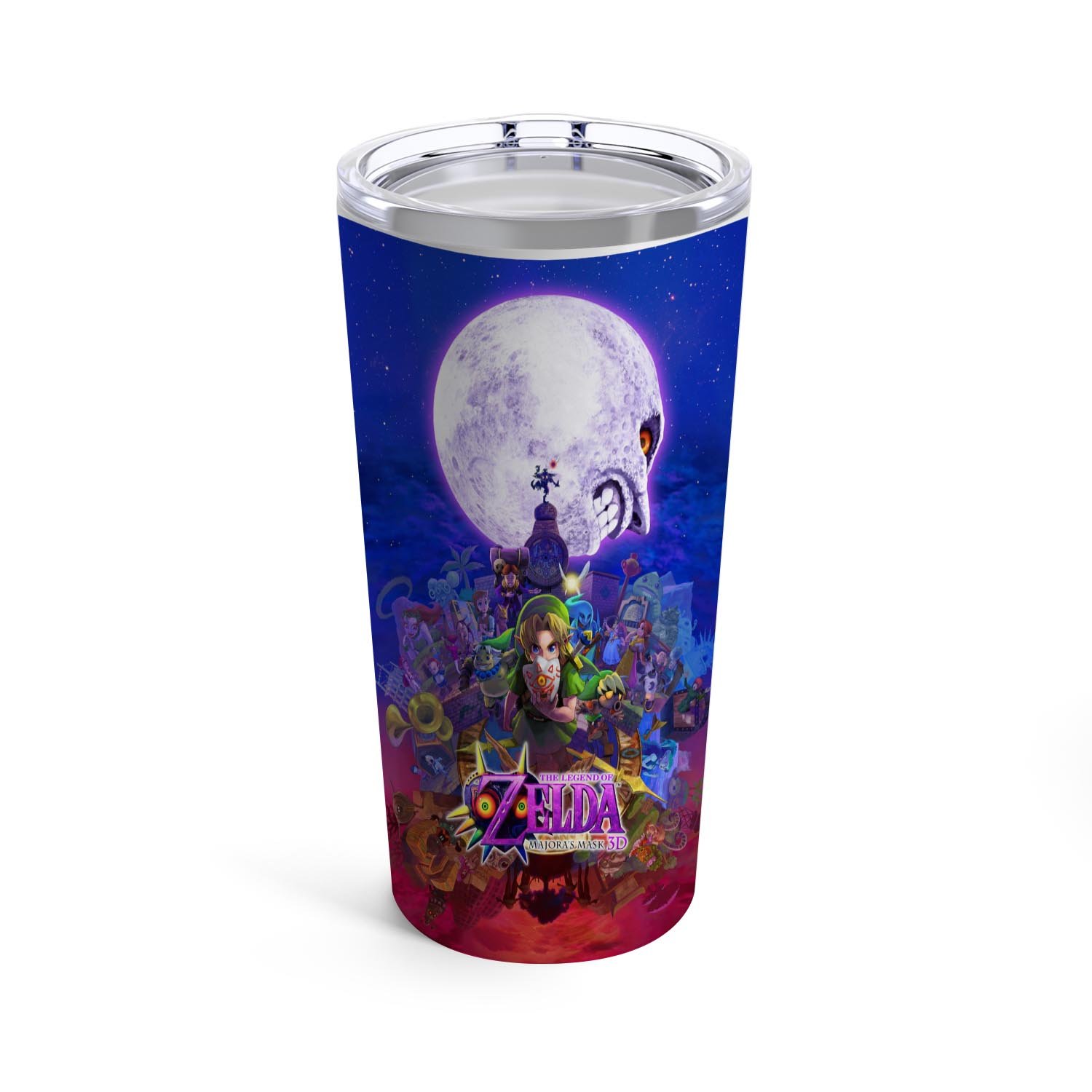 Zavstyle The Legend of Zelda Majoras Mask 3D Tumbler Stainless Steel 20oz