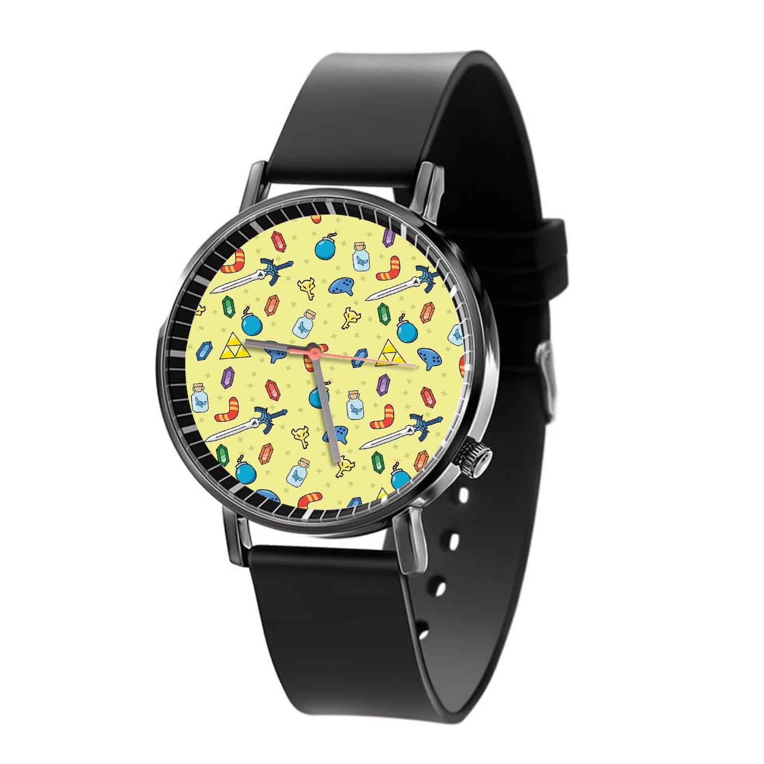 Zavstyle The Legend of Zelda Pattern Quartz Watch With Gift Box