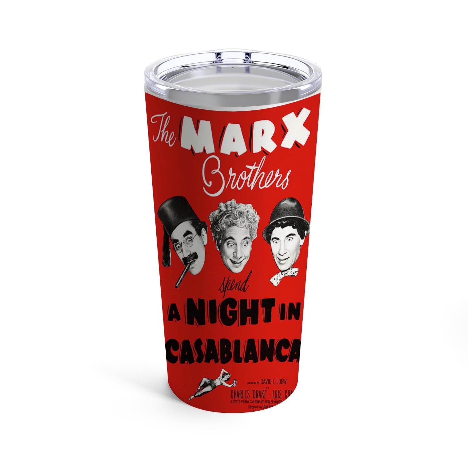 Zavstyle The Marx Brother A Night In Casablanca Tumbler Stainless Steel 20oz