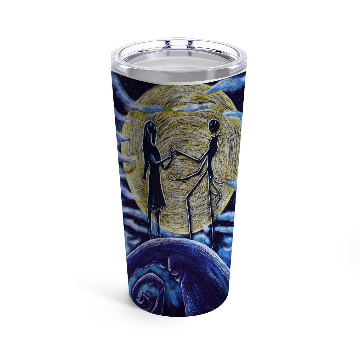 Zavstyle The Nightmare Before Christmas Tumbler Stainless Steel 20oz