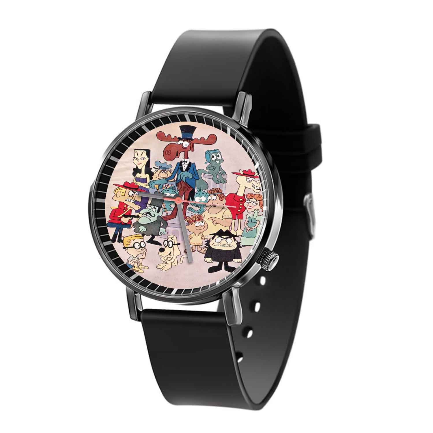 Zavstyle The Rocky and Bullwinkle Show Quartz Watch With Gift Box