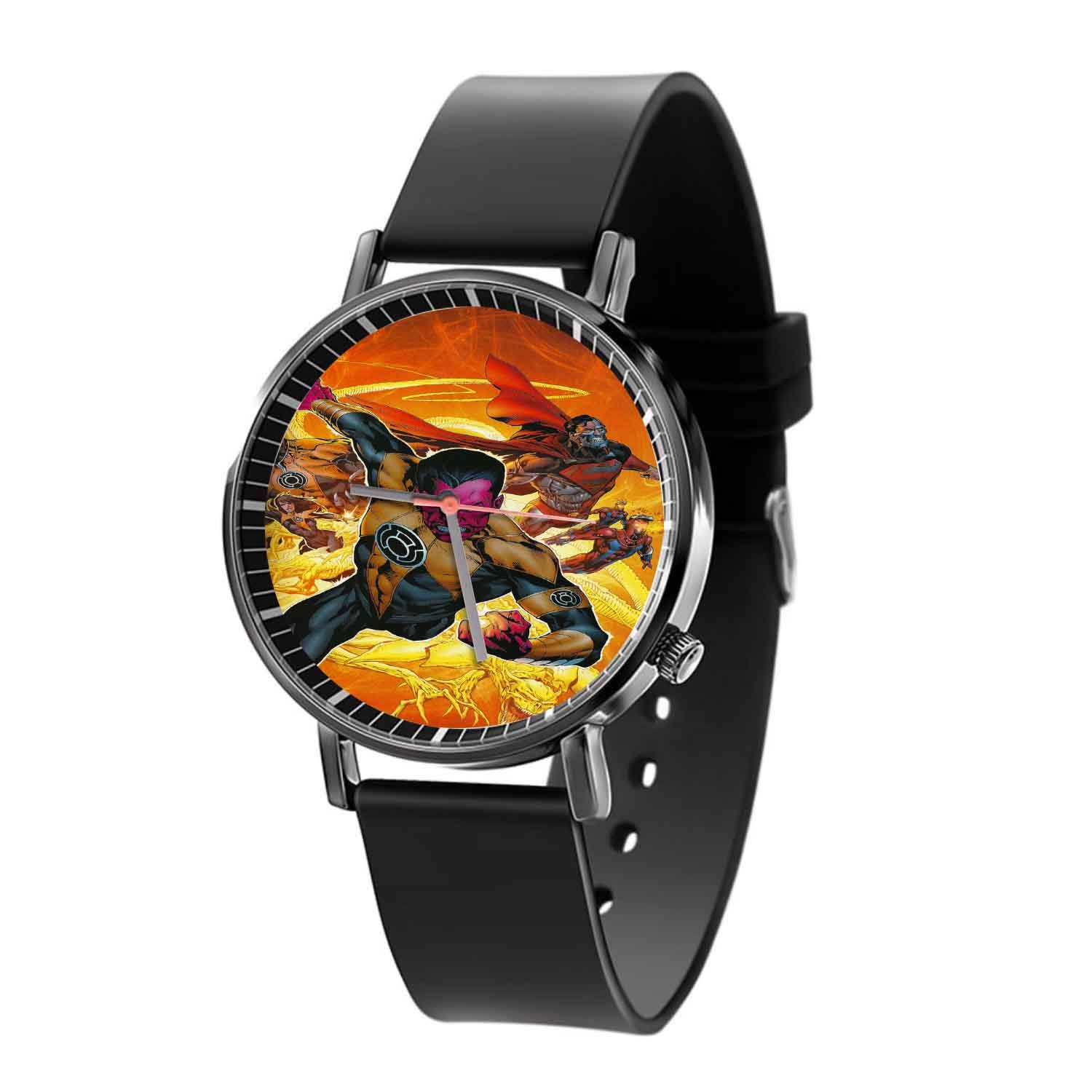Zavstyle The Sinestro Corps War DC Comics Quartz Watch With Gift Box