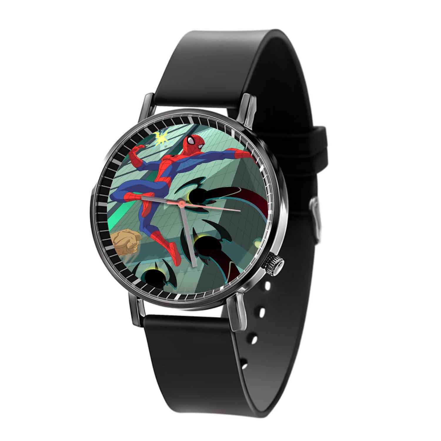 Zavstyle The Spectacular SpiderMan Arts Quartz Watch With Gift Box
