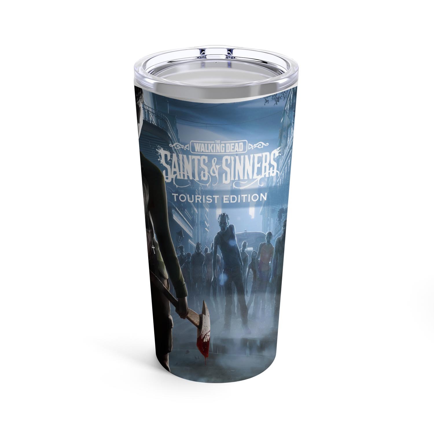 Zavstyle The Walking Dead Saints and Sinners Tumbler Stainless Steel 20oz