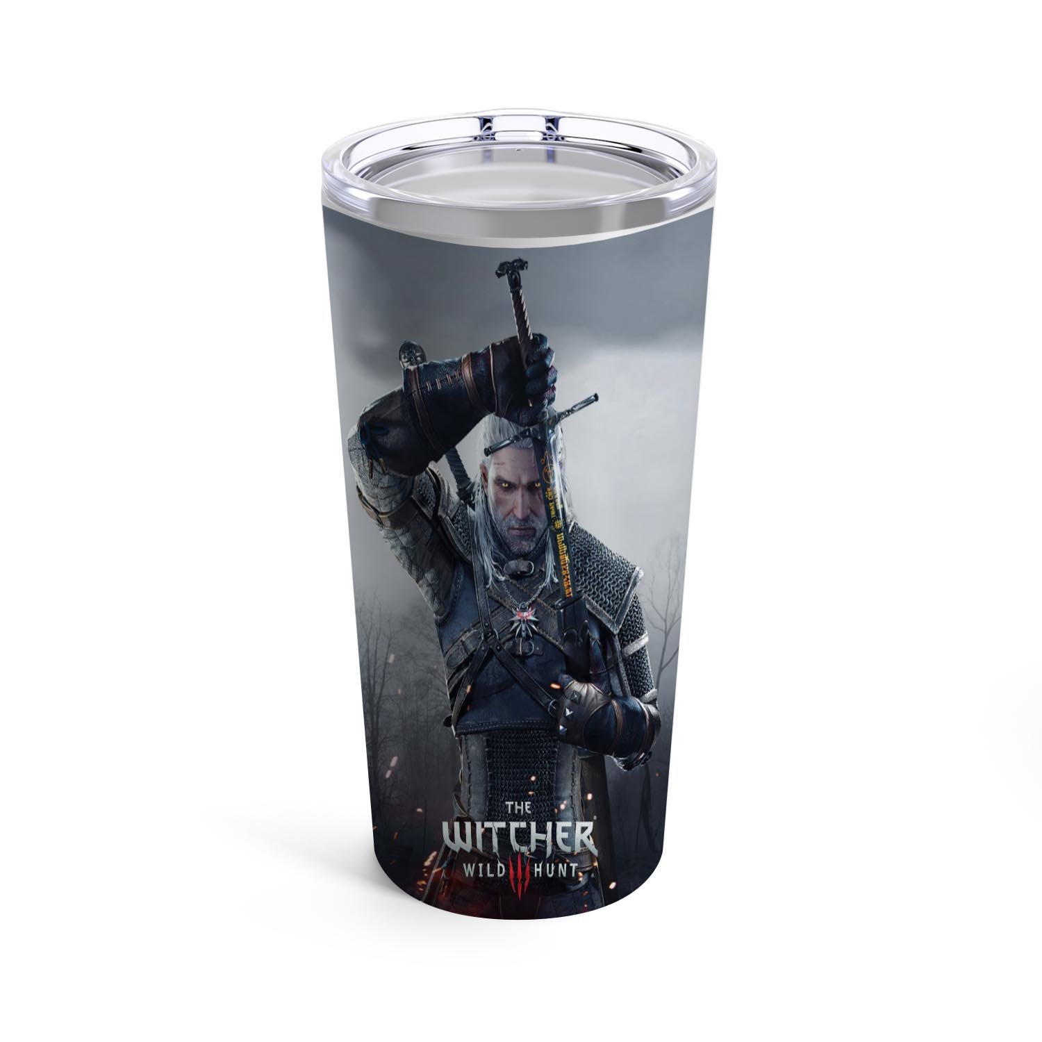 Zavstyle The Witcher 3 Wild Hunt Geralt Tumbler Stainless Steel 20oz