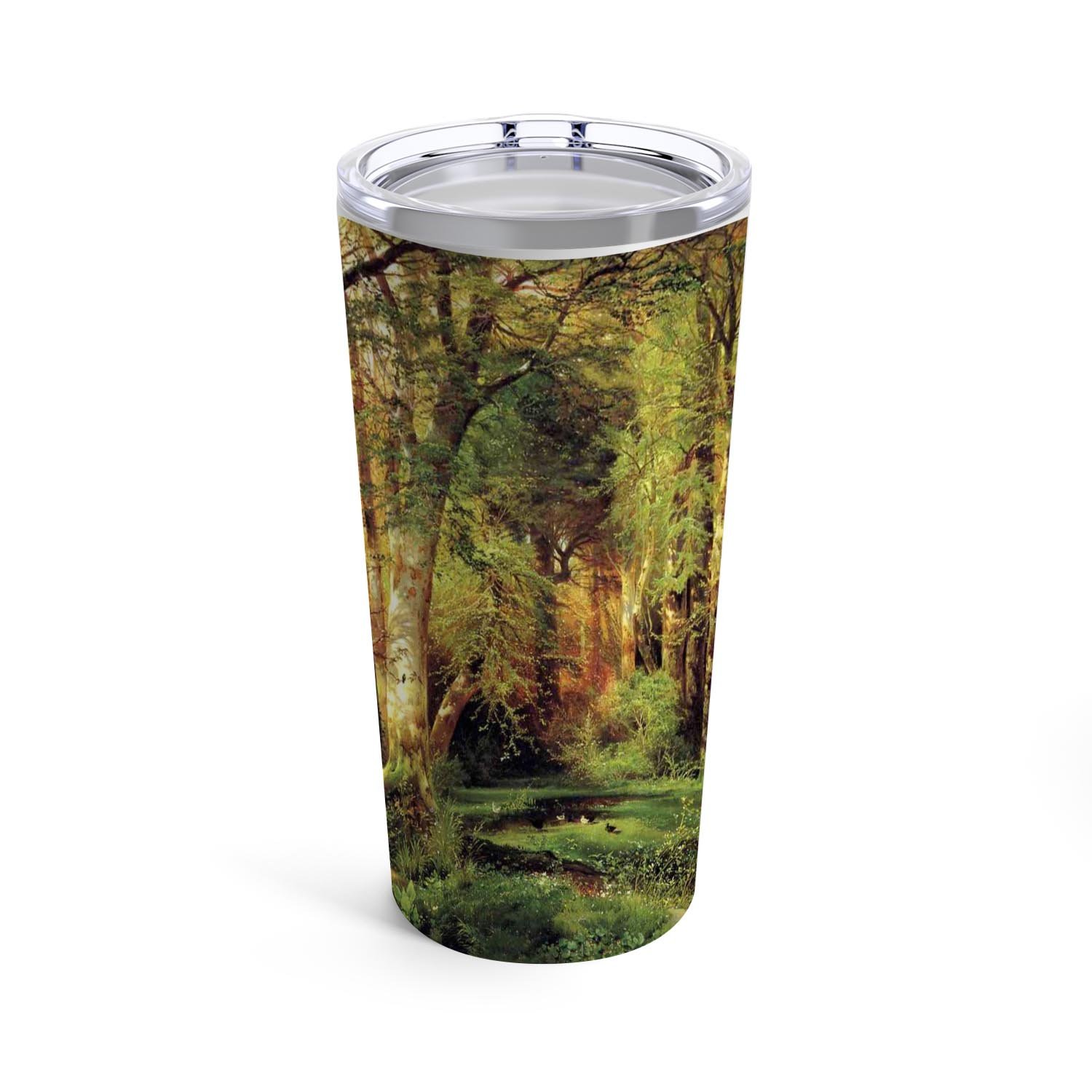 Zavstyle Thomas Moran Forest Scene Tumbler Stainless Steel 20oz