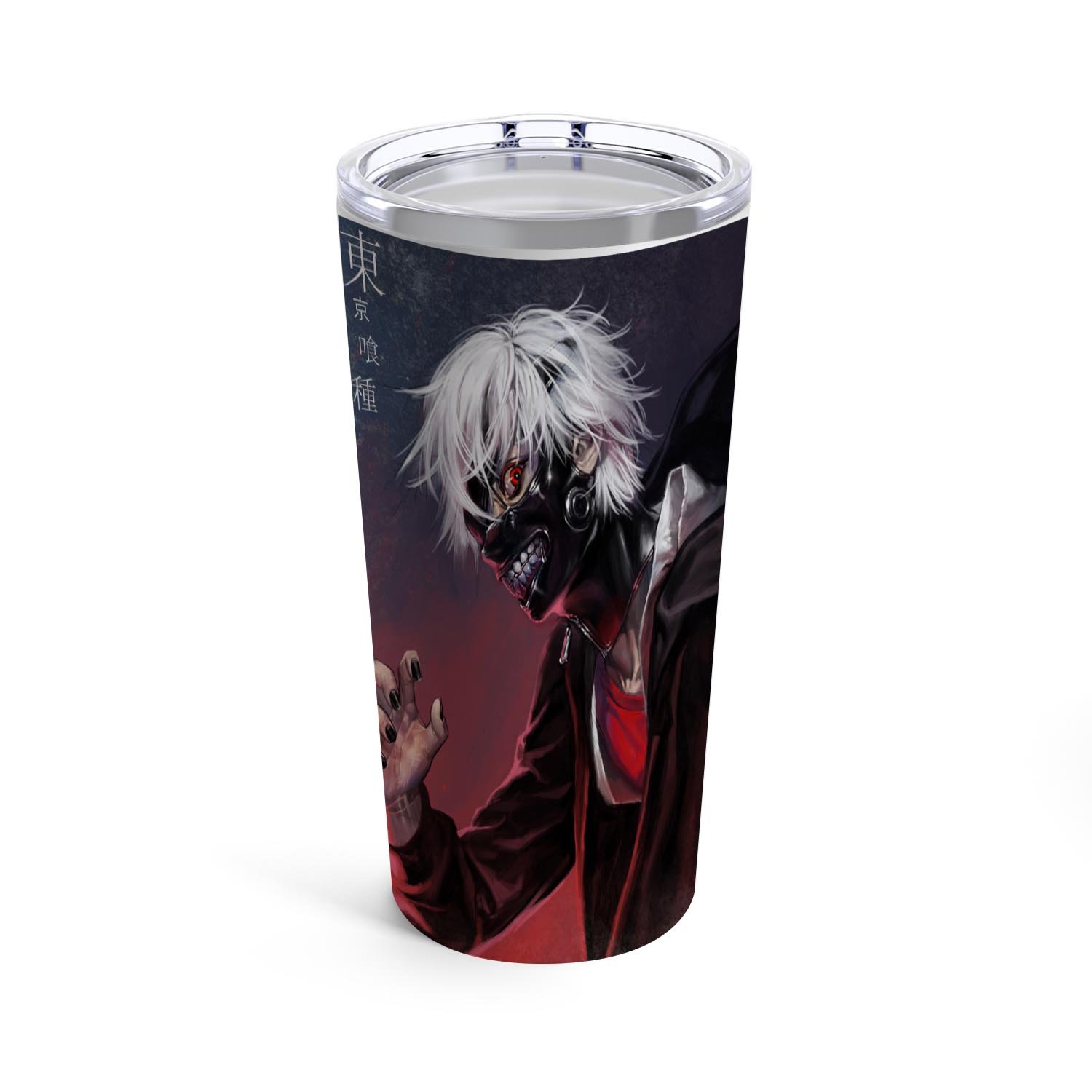 Zavstyle Tokyo Ghoul Kaneki Ken Print Tumbler Stainless Steel 20oz