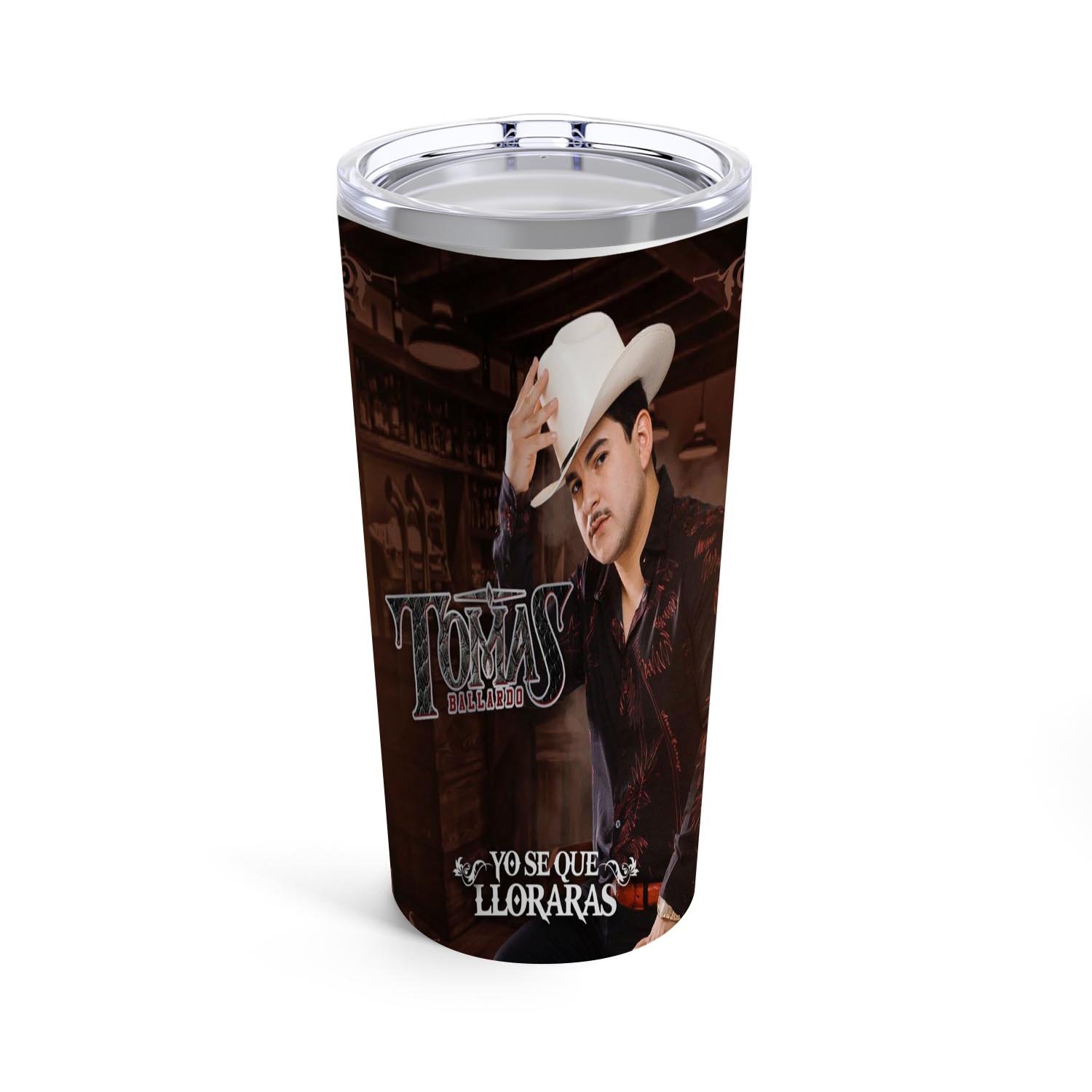 Zavstyle Tomas Ballardo Yo Se Que Lloraras Tumbler Stainless Steel 20oz