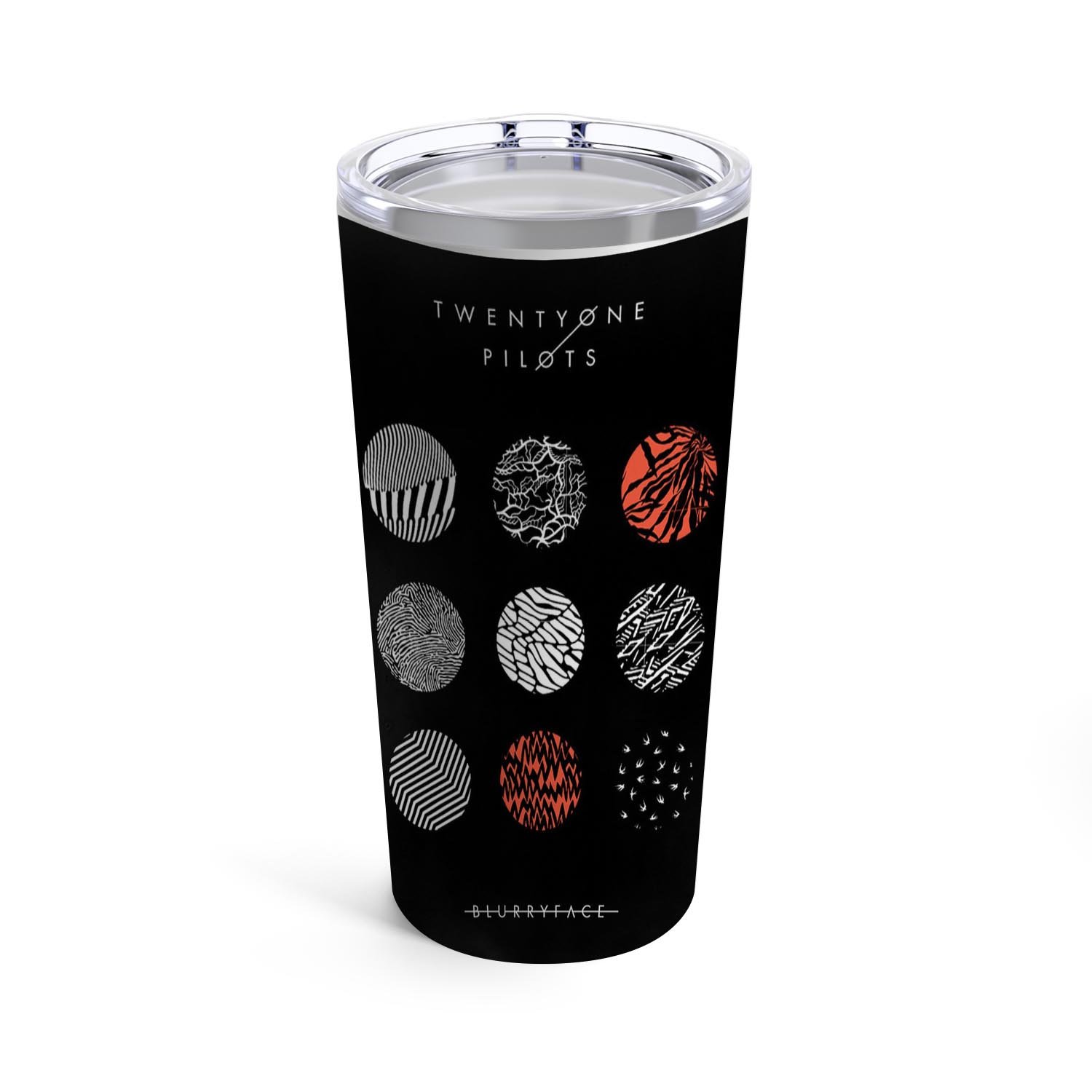 Zavstyle Twenty One Pilots Blurryface Tumbler Stainless Steel 20oz