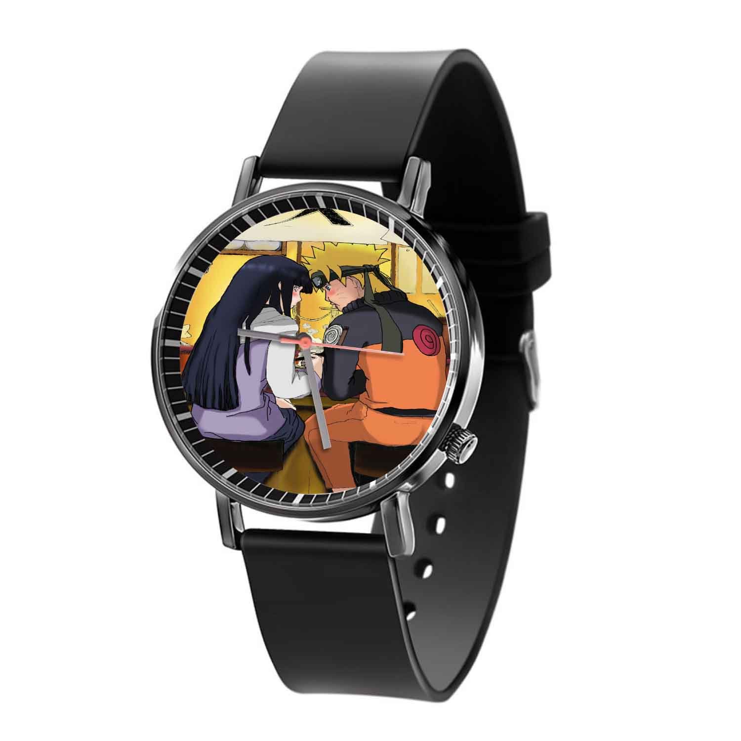 Zavstyle Uzumaki Naruto and Hinata Hyuga Arts Quartz Watch With Gift Box