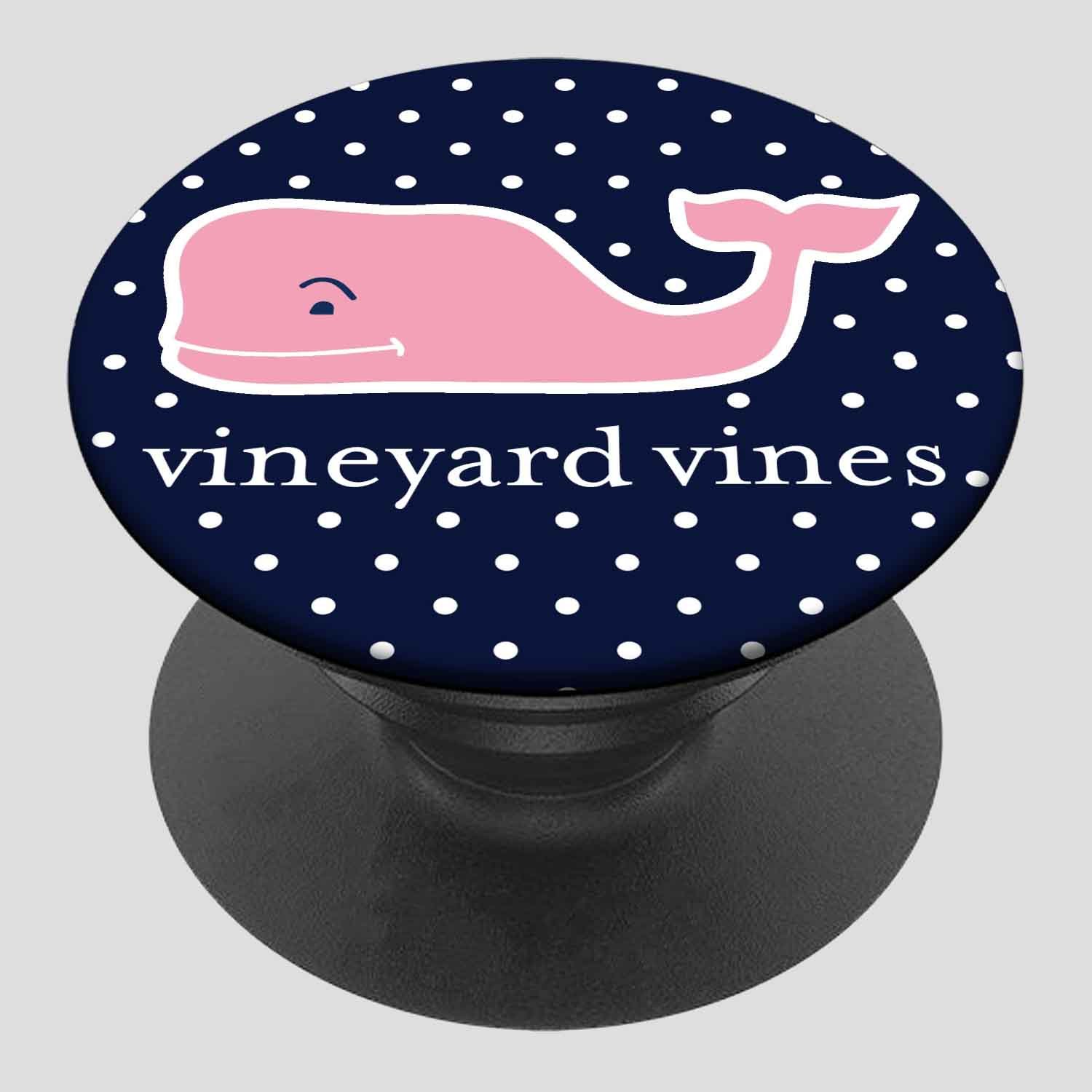 Zavstyle Vineyard Vines Polka Pop able Phone Stands Phone Grip