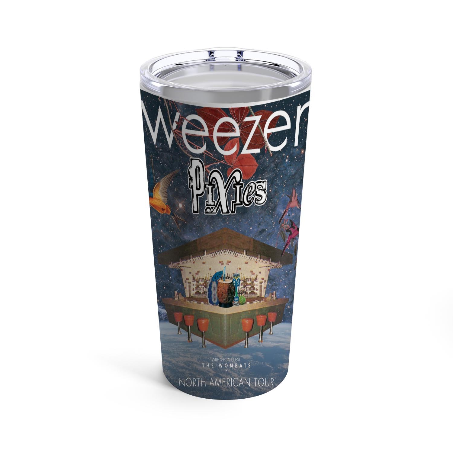Zavstyle Weezer and Pixies Tumbler Stainless Steel 20oz