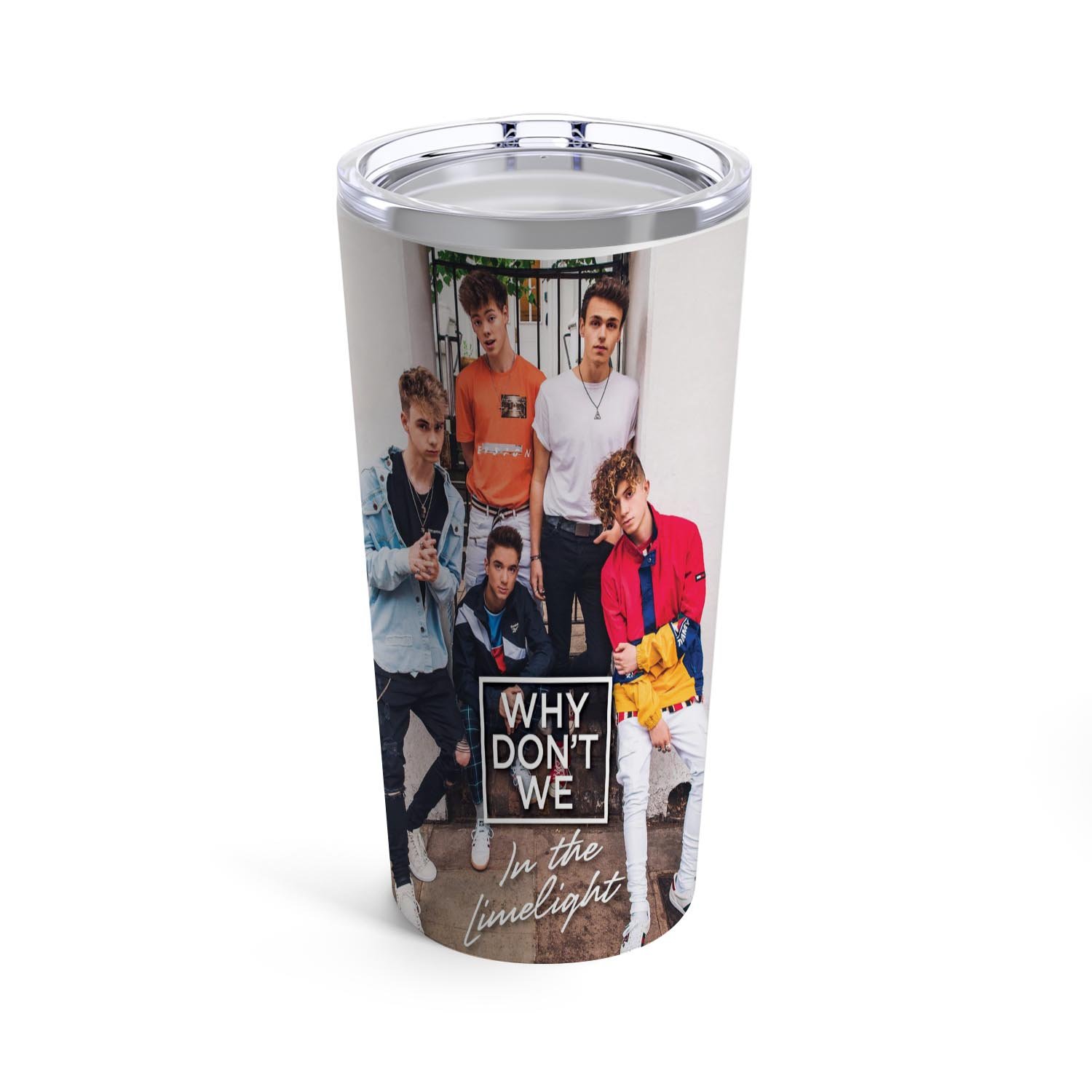 Zavstyle Why Dont We In The Linelight Tumbler Stainless Steel 20oz