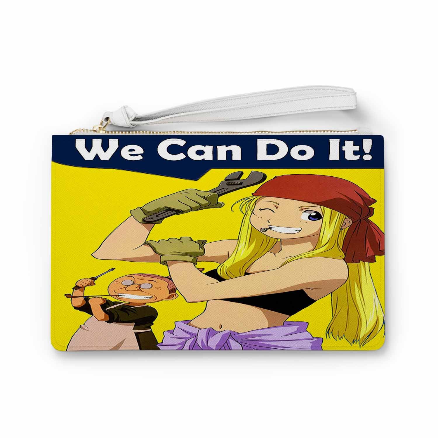 Zavstyle Winry Rockbell Fullmetal Alchemist Brotherhood Clutch Bag PU Faux Leather