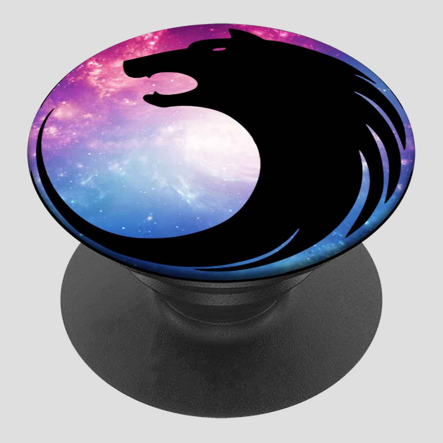 Zavstyle Wolf Galaxy Pop able Phone Stands Phone Grip
