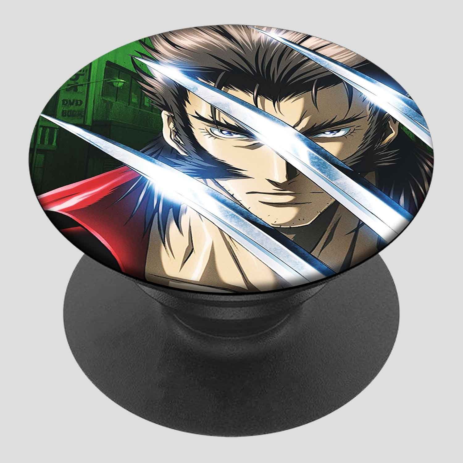 Zavstyle Wolverine Anime Series Pop able Phone Stands Phone Grip