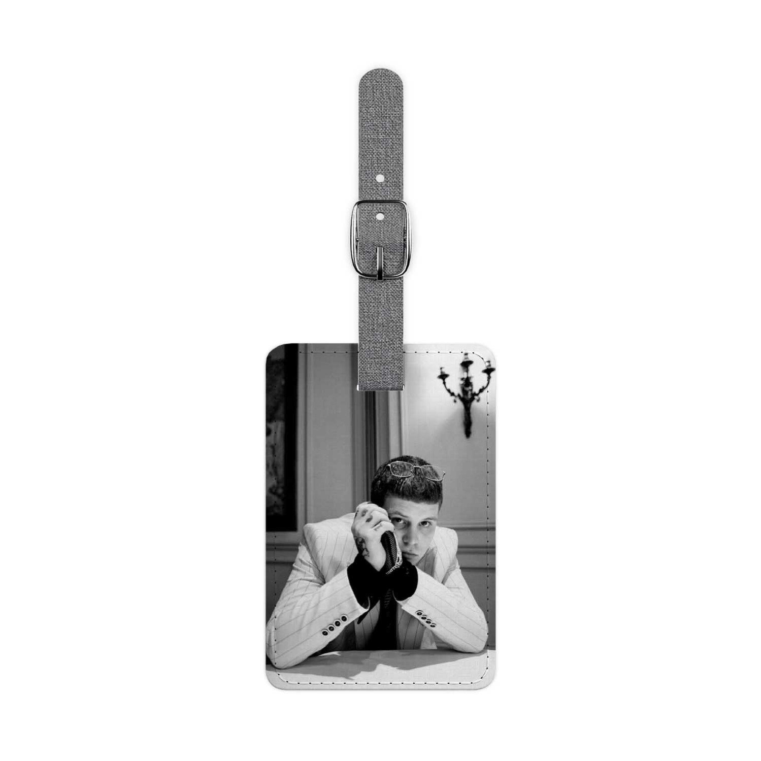 Zavstyle Yung Lean Blue Plastic Luggage Tag Polyester Saffiano