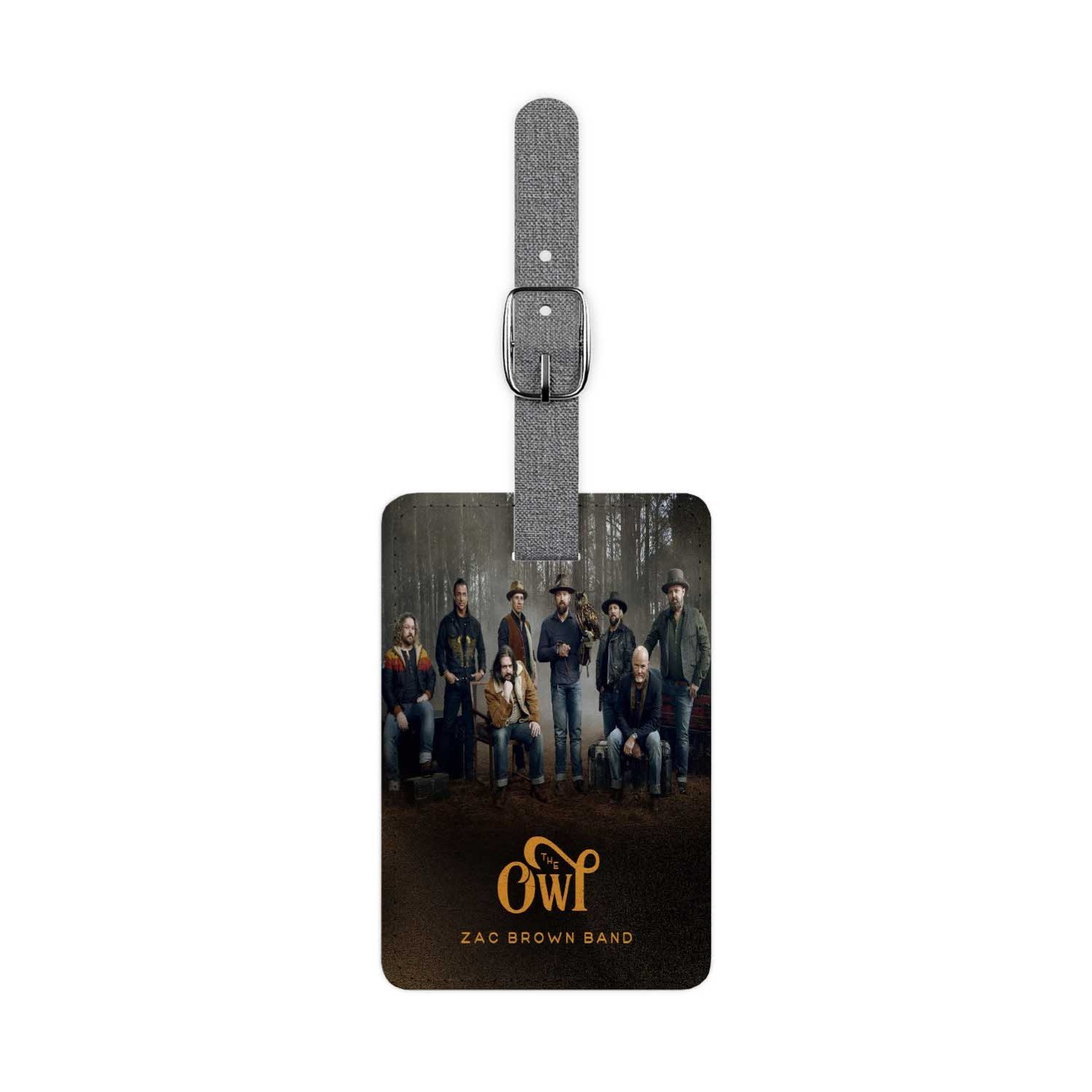 Zavstyle Zac Brown Band The Owl Luggage Tag Polyester Saffiano