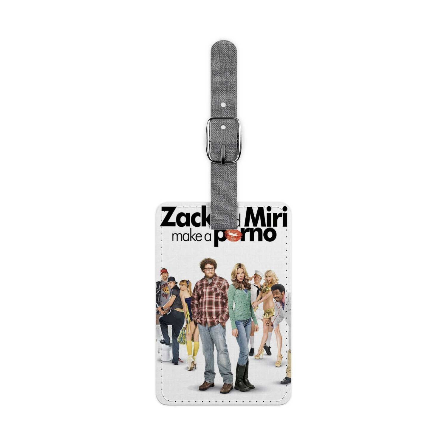Zavstyle Zack and Miri Make a Porn Luggage Tag Polyester Saffiano