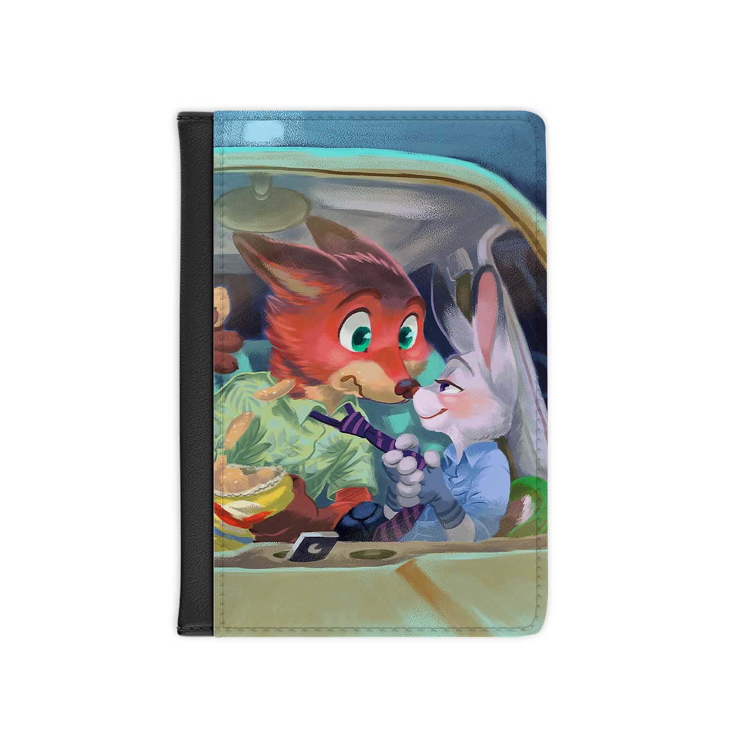 Zavstyle Zootopia Love in Car Passport Cover Wallet Holders