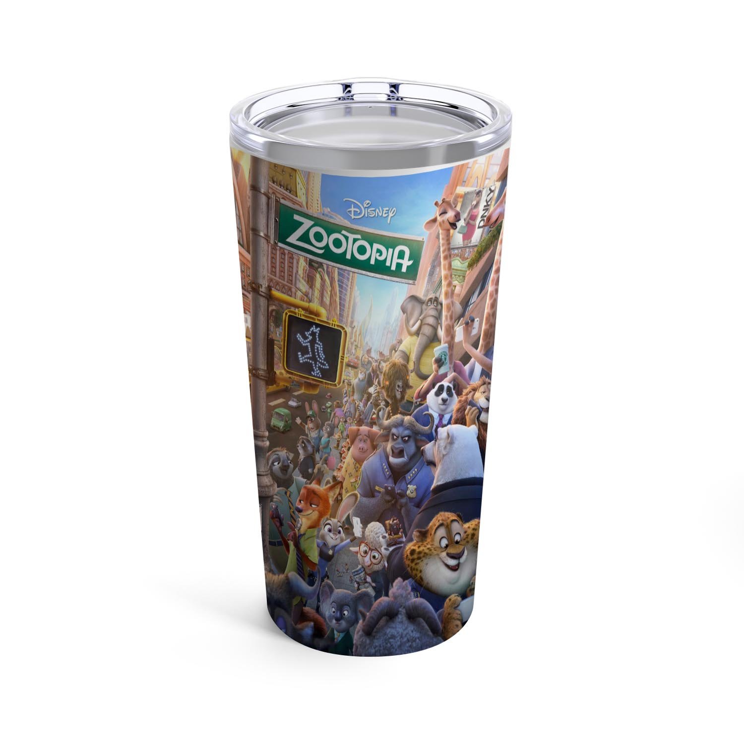 Zavstyle Zootopia Print Tumbler Stainless Steel 20oz