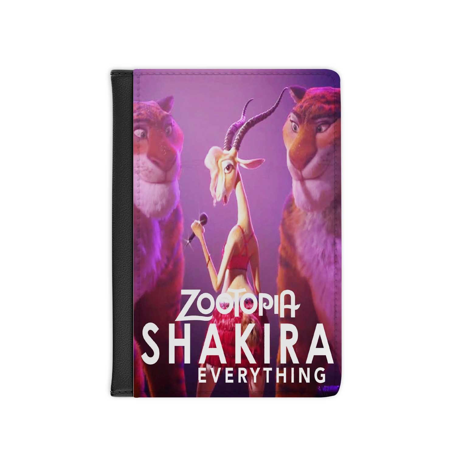 Zavstyle Zootopia Shakira Try Everything Passport Cover Wallet Holders