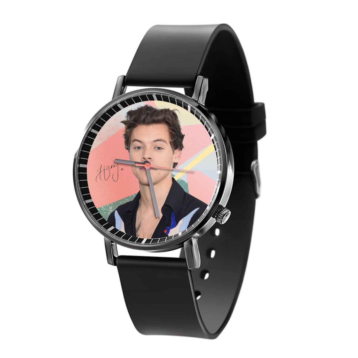 Zavstyle harry styles Art Quartz Watch With Gift Box
